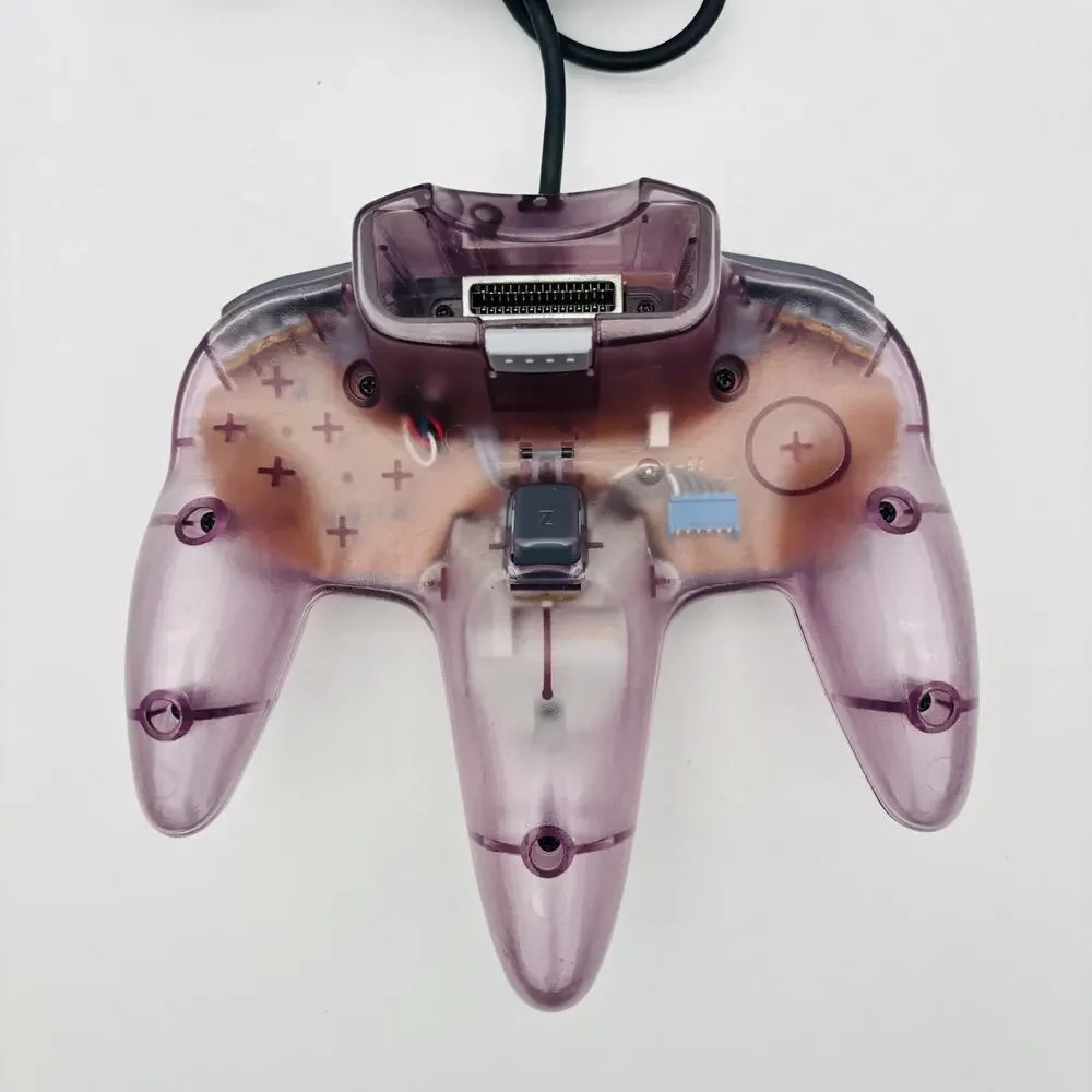 Nintendo 64 N64 OEM Clear Atomic Purple Controller Tight Stick, Working / Tested